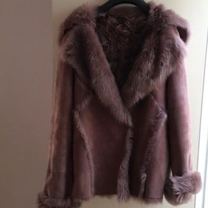 Lafayette 148 shearling coat